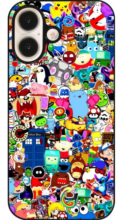 iPhone 16 Case Hülle - Mixed cartoons