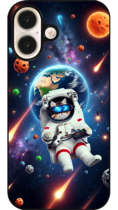 iPhone 16 Case Hülle - VR SpaceCat Odyssee