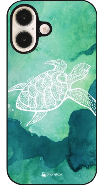 iPhone 16 Case Hülle - Turtle Aztec Watercolor