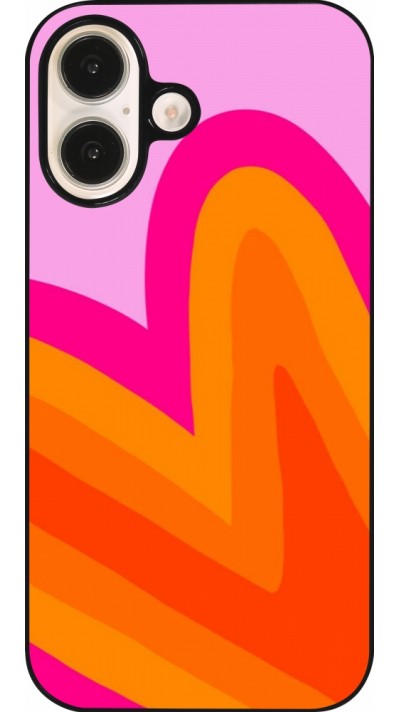 iPhone 16 Case Hülle - Valentine 2024 heart gradient