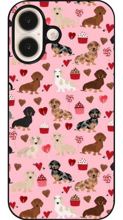 iPhone 16 Case Hülle - Valentine 2024 puppy love