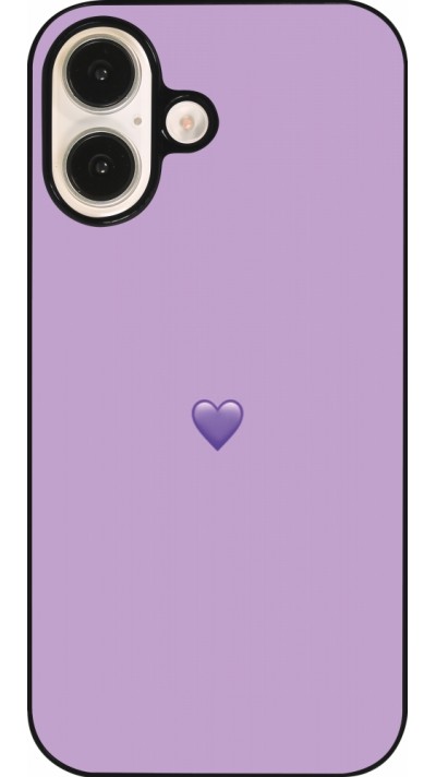 iPhone 16 Case Hülle - Valentine 2023 purpule single heart