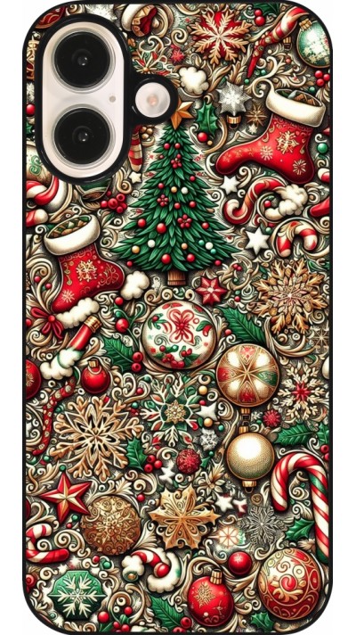 iPhone 16 Case Hülle - Weihnachten 2023 Mikromuster