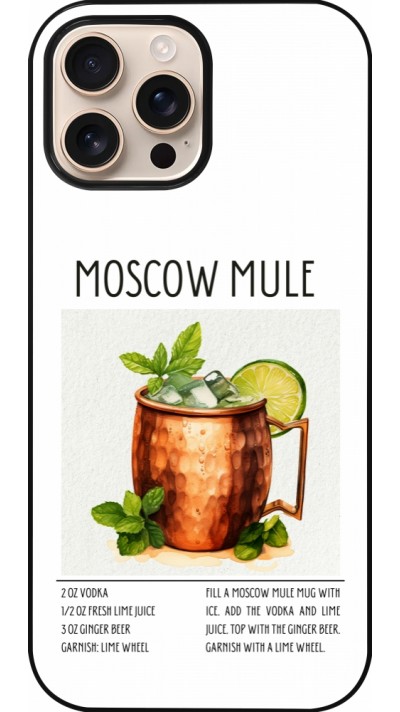 iPhone 16 Pro Max Case Hülle - Cocktail Rezept Moscow Mule