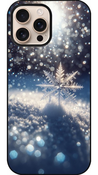 iPhone 16 Pro Max Case Hülle - Schneeflocke Solar Glanz