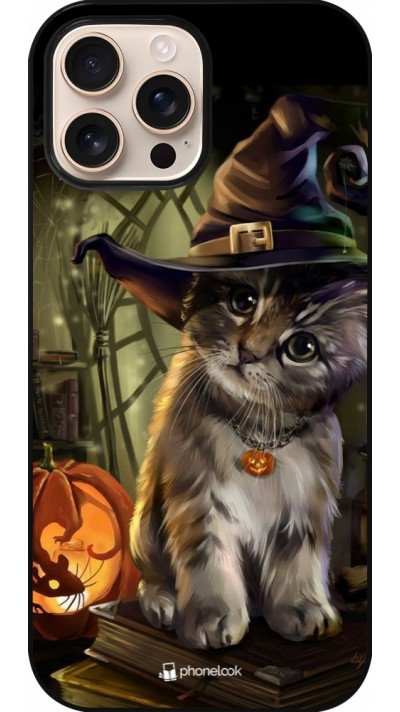 iPhone 16 Pro Max Case Hülle - Halloween 21 Witch cat