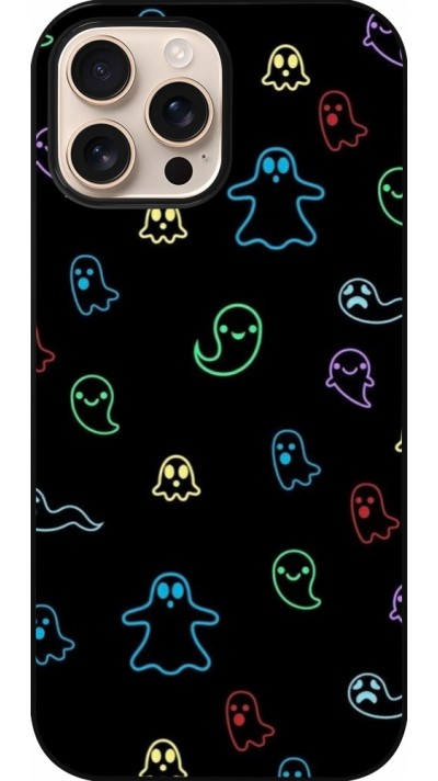 iPhone 16 Pro Max Case Hülle - Halloween 2024 colorful ghosts