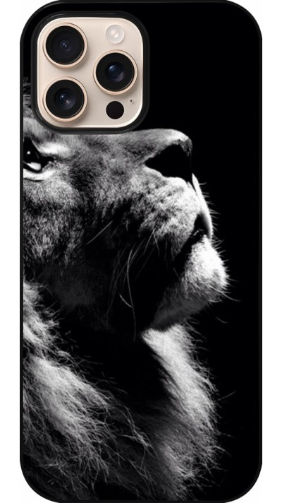 iPhone 16 Pro Max Case Hülle - Lion looking up