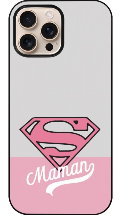 iPhone 16 Pro Max Case Hülle - Mom 2024 Super hero maman