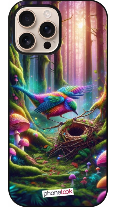 iPhone 16 Pro Max Case Hülle - Vogel Nest Wald