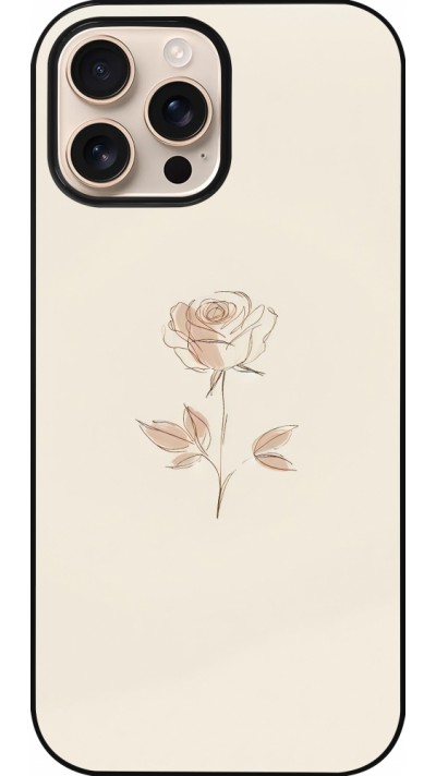 iPhone 16 Pro Max Case Hülle - Rosa Sand Minimalistisch