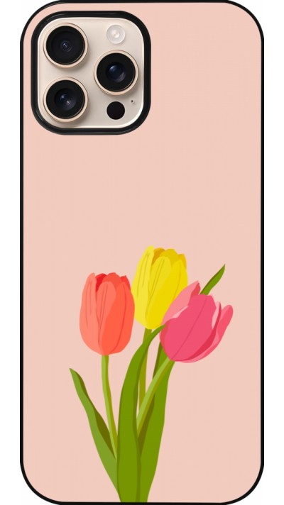 iPhone 16 Pro Max Case Hülle - Spring 23 tulip trio