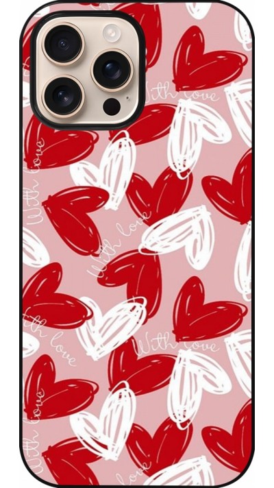 iPhone 16 Pro Max Case Hülle - Valentine 2024 with love heart