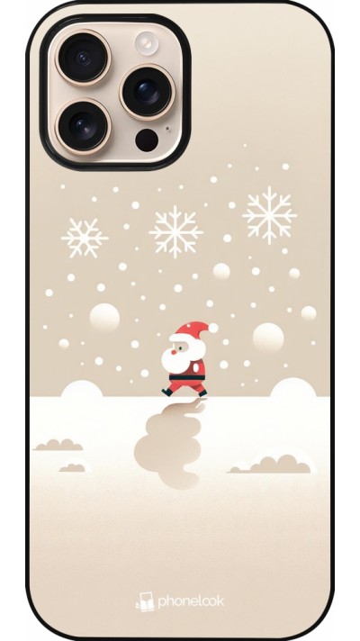 iPhone 16 Pro Max Case Hülle - Weihnachten 2023 Minimalistischer Weihnachtsmann