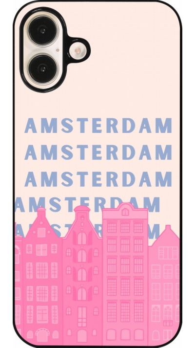 iPhone 16 Plus Case Hülle - Amsterdam Pink Print