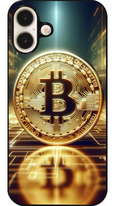 iPhone 16 Plus Case Hülle - Bitcoin Stehen