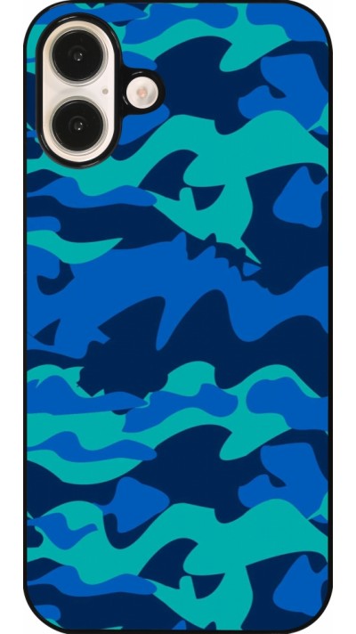 iPhone 16 Plus Case Hülle - Camo Blue