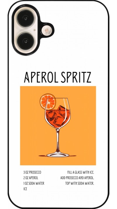 iPhone 16 Plus Case Hülle - Cocktail Rezept Aperol Spritz