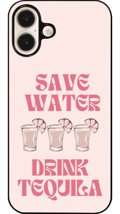 iPhone 16 Plus Case Hülle - Cocktail Save Water Drink Tequila