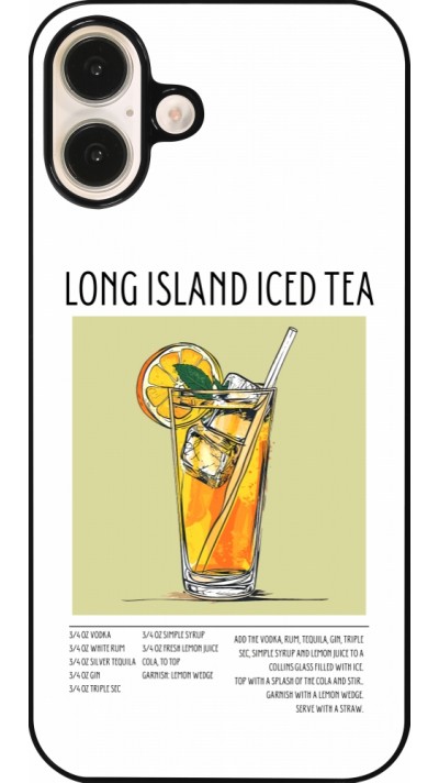 iPhone 16 Plus Case Hülle - Cocktail Rezept Long Island Ice Tea