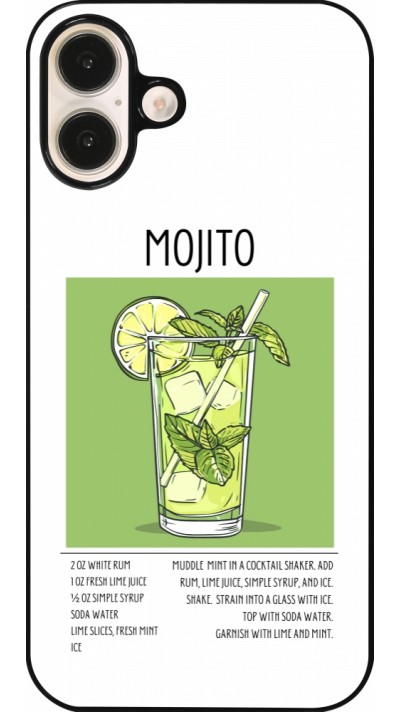 iPhone 16 Plus Case Hülle - Cocktail Rezept Mojito