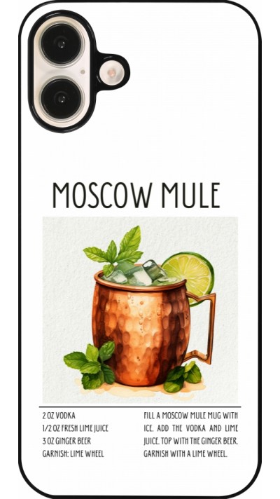 iPhone 16 Plus Case Hülle - Cocktail Rezept Moscow Mule