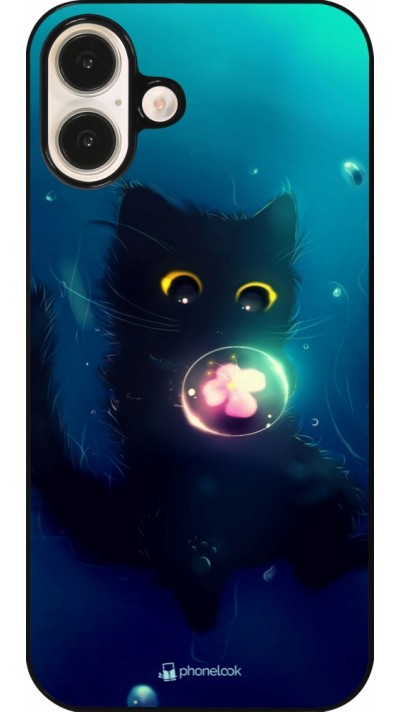 iPhone 16 Plus Case Hülle - Cute Cat Bubble