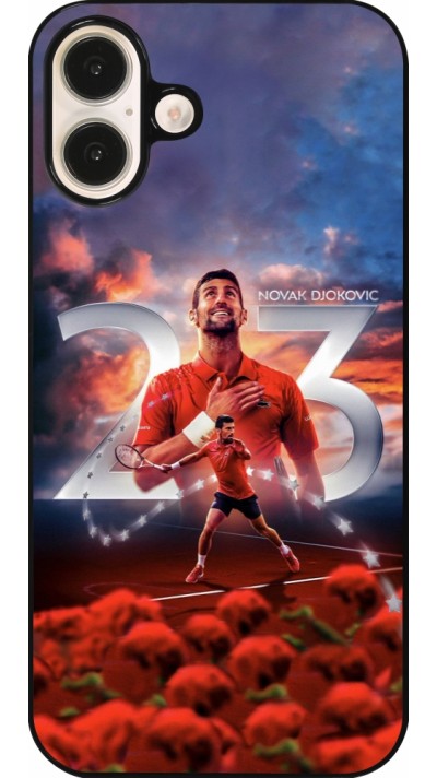 iPhone 16 Plus Case Hülle - Djokovic 23 Grand Slam