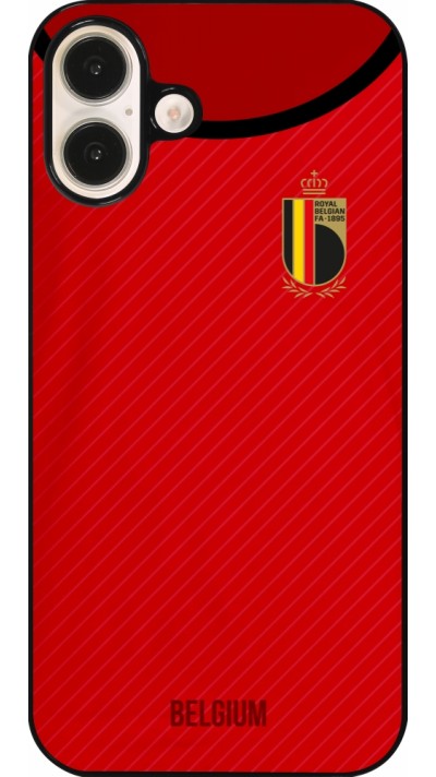 iPhone 16 Plus Case Hülle - Belgien 2022 personalisierbares Fußballtrikot