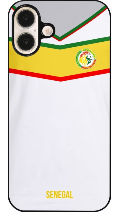 iPhone 16 Plus Case Hülle - Senegal 2022 personalisierbares Fußballtrikot