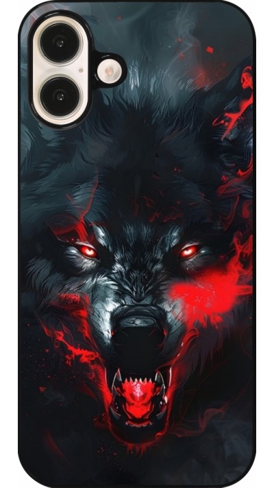 iPhone 16 Plus Case Hülle - Halloween 2024 mad werewolf