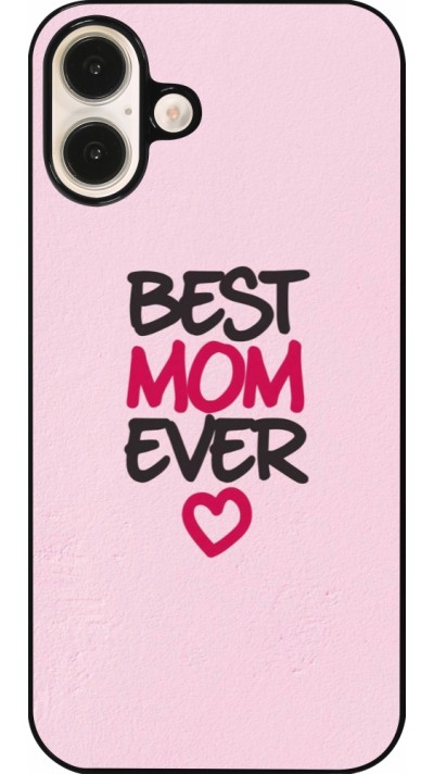 iPhone 16 Plus Case Hülle - Mom 2023 best Mom ever pink