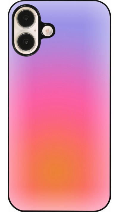 iPhone 16 Plus Case Hülle - Orange Pink Blue Gradient