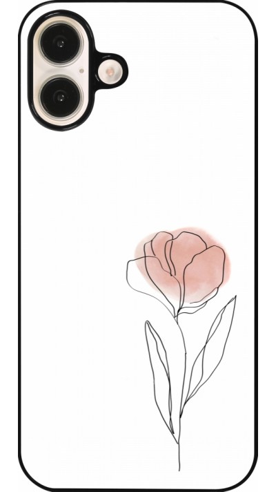 iPhone 16 Plus Case Hülle - Spring 23 minimalist flower