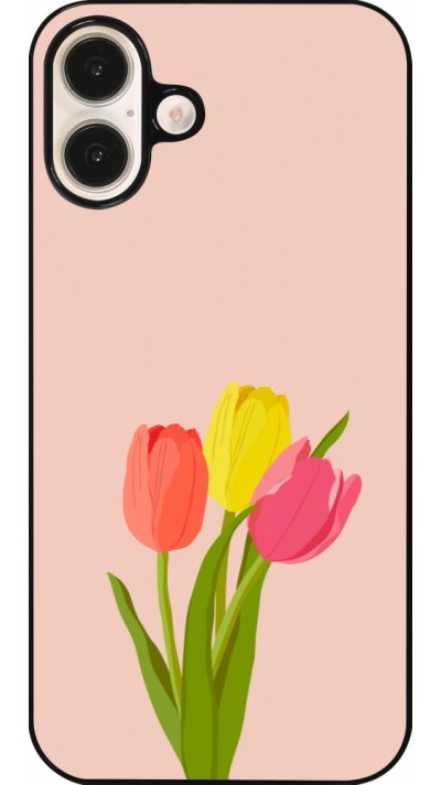 iPhone 16 Plus Case Hülle - Spring 23 tulip trio