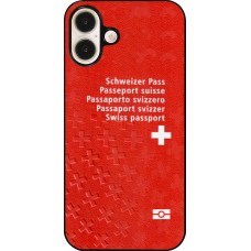 iPhone 16 Plus Case Hülle - Swiss Passport