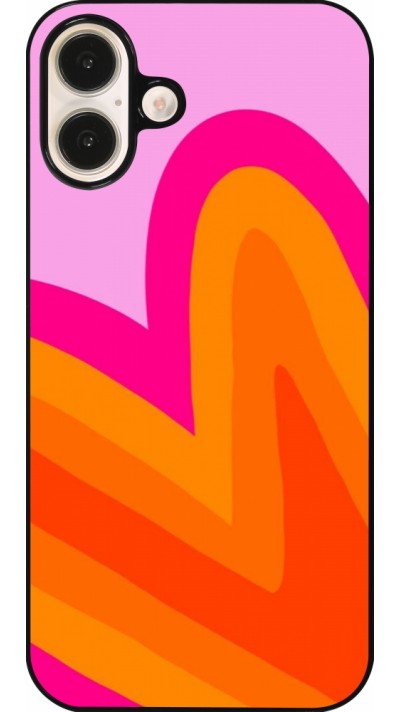 iPhone 16 Plus Case Hülle - Valentine 2024 heart gradient