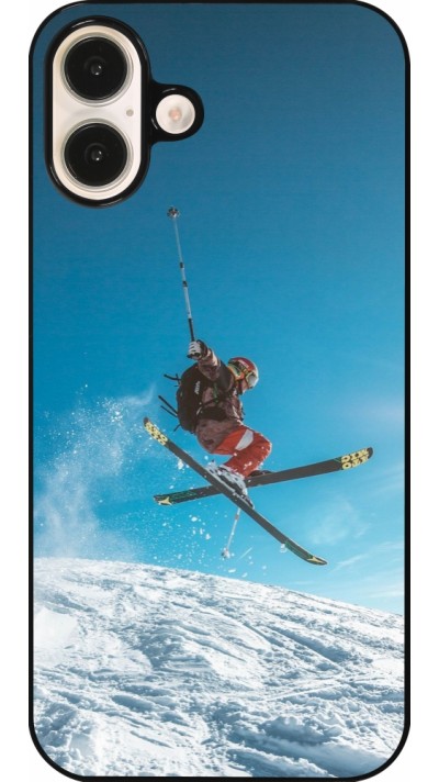 iPhone 16 Plus Case Hülle - Winter 22 Ski Jump