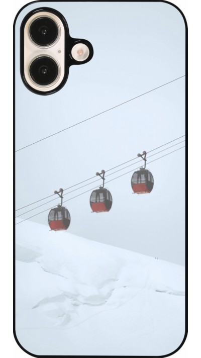 iPhone 16 Plus Case Hülle - Winter 22 ski lift