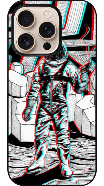 iPhone 16 Pro Case Hülle - Anaglyph Astronaut