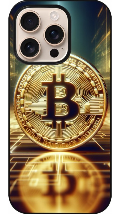 iPhone 16 Pro Case Hülle - Bitcoin Stehen