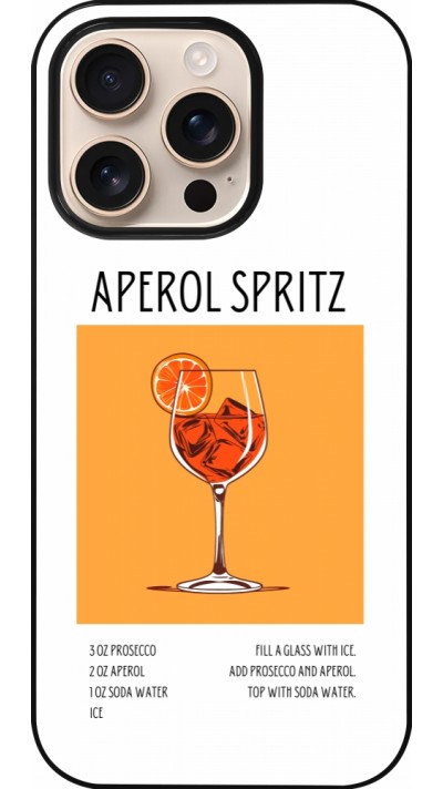 iPhone 16 Pro Case Hülle - Cocktail Rezept Aperol Spritz