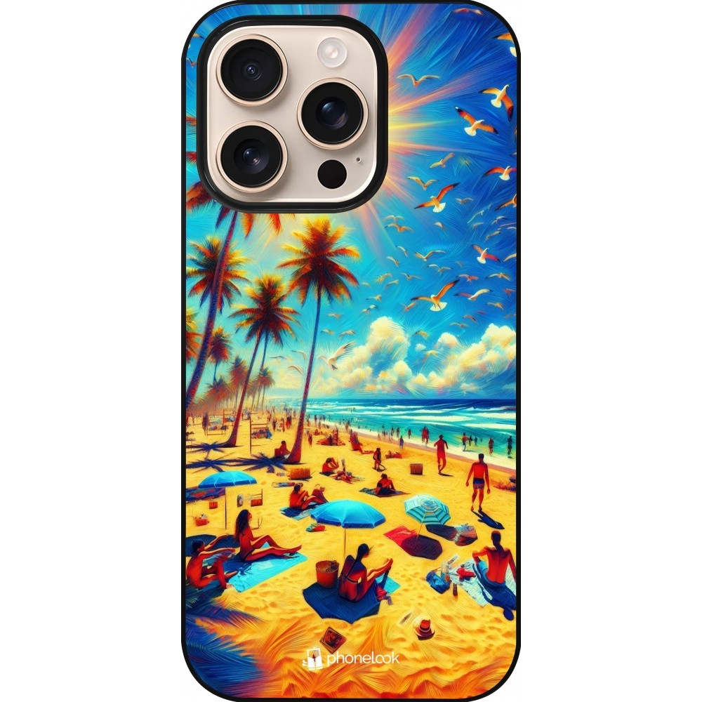 iPhone 16 Pro Case Hülle - Sommer Paradies Farbe