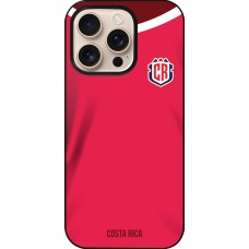 iPhone 16 Pro Case Hülle - Costa Rica 2022 personalisierbares Fussballtrikot