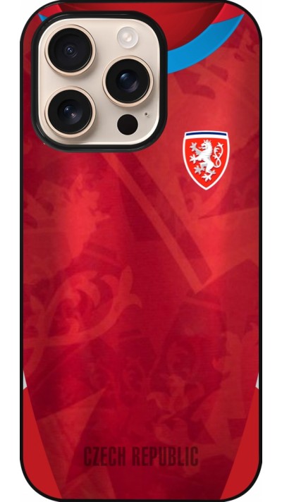 iPhone 16 Pro Case Hülle - Tschechische Republik personalisierbares Fussballtrikot