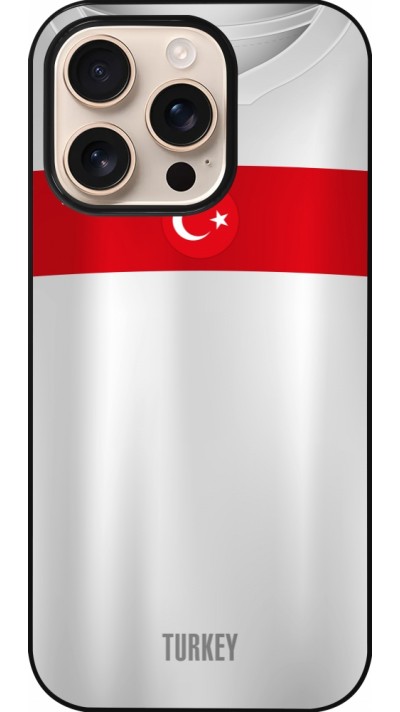 iPhone 16 Pro Case Hülle - Türkei personalisierbares Fussballtrikot