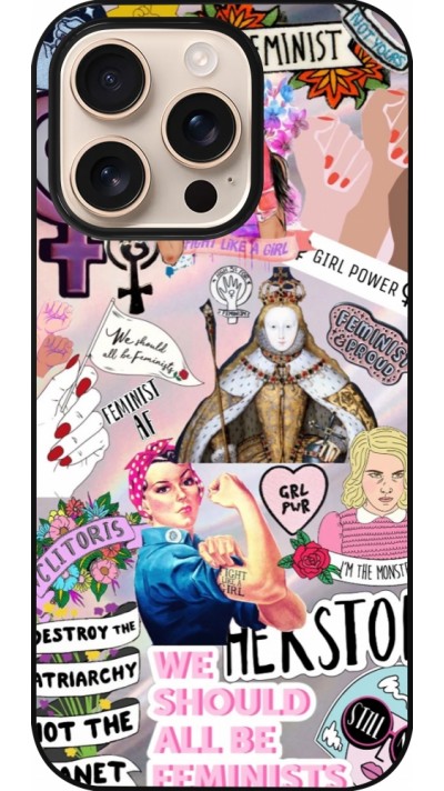 iPhone 16 Pro Case Hülle - Girl Power Collage