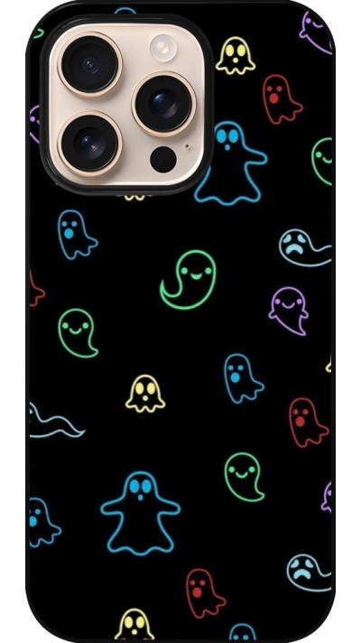 iPhone 16 Pro Case Hülle - Halloween 2024 colorful ghosts