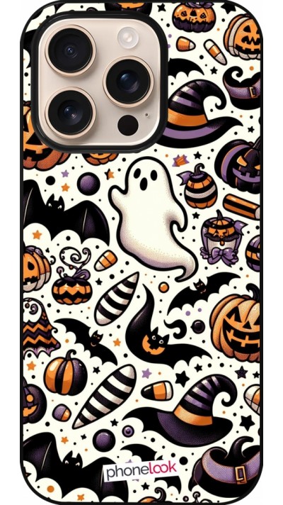 iPhone 16 Pro Case Hülle - Halloween 2024 Niedliches Muster