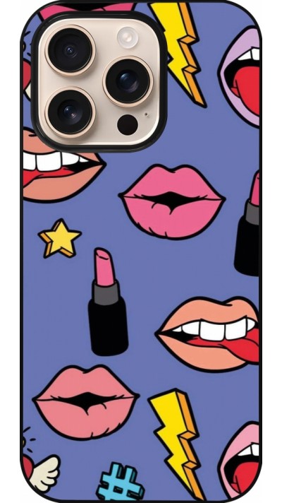 iPhone 16 Pro Case Hülle - Lips and lipgloss